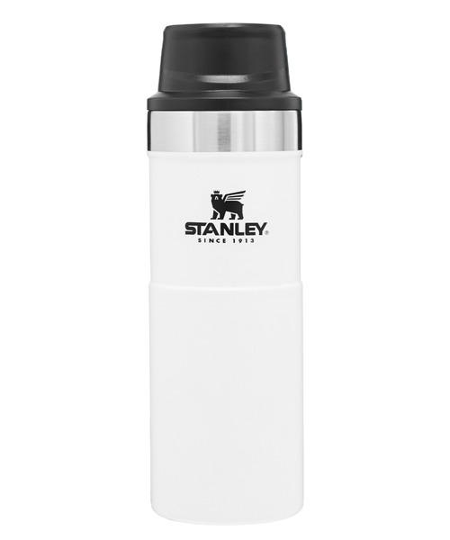 STANLEY(スタンレー)の「【STANLEY】スタンレー クラシック真空ワンハンドマグⅡ 0.47L(水筒・メンズ・ホワイト/ブラック/グリーン・FREE)」の4枚目の写真