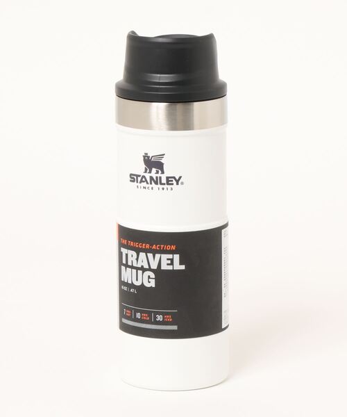 STANLEY(スタンレー)の「【STANLEY】スタンレー クラシック真空ワンハンドマグⅡ 0.47L(水筒・メンズ・ホワイト/ブラック/グリーン・FREE)」の6枚目の写真