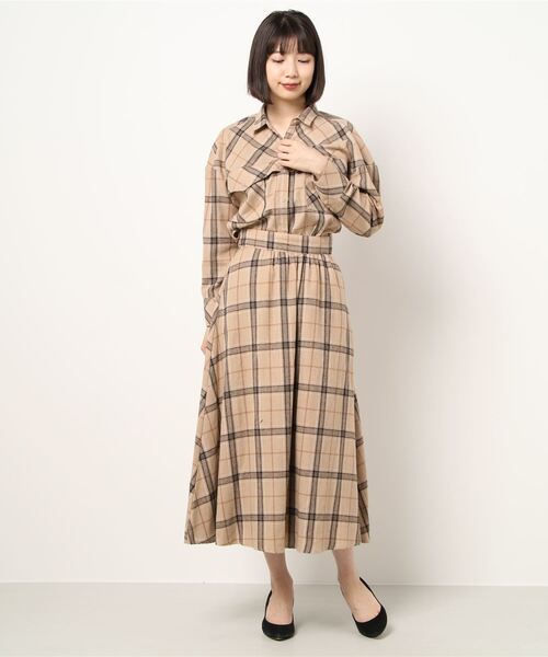 ブランド古着 シャツワンピース シャツワンピース Clear Impression クリアインプレッション のファッション通販 Zozoused