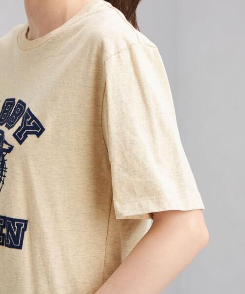 MIXTA（ミクスタ）の「＜MIXTA(ミクスタ)＞ショート スリーブ プリント プルオーバー カットソー ナチュラル（Tシャツ/カットソー・レディース・ナチュラル・M）」の7枚目の写真