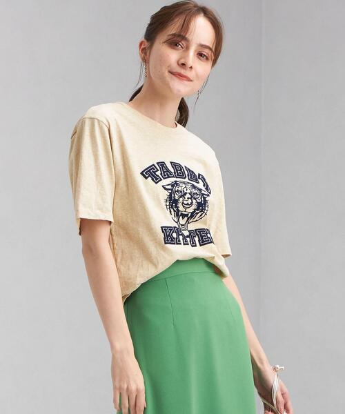 MIXTA（ミクスタ）の「＜MIXTA(ミクスタ)＞ショート スリーブ プリント プルオーバー カットソー ナチュラル（Tシャツ/カットソー・レディース・ナチュラル・M）」の11枚目の写真