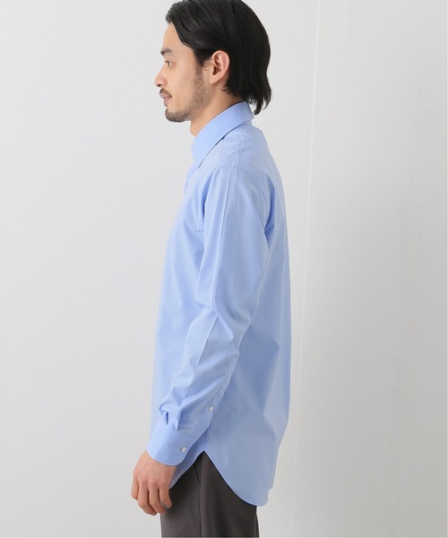 EDIFICE（エディフィス）の「セミワイド ポプリン シャツ（シャツ/ブラウス・メンズ・ホワイト/ブルー・40/38/39/41/37）」の5枚目の写真