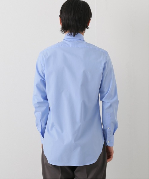 EDIFICE（エディフィス）の「セミワイド ポプリン シャツ（シャツ/ブラウス・メンズ・ホワイト/ブルー・40/38/39/41/37）」の6枚目の写真