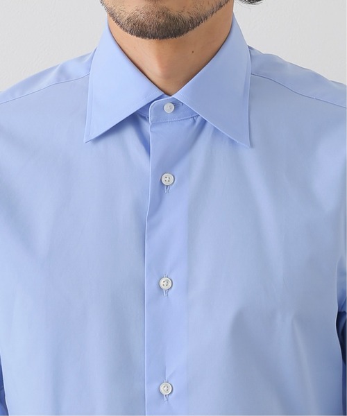 EDIFICE（エディフィス）の「セミワイド ポプリン シャツ（シャツ/ブラウス・メンズ・ホワイト/ブルー・40/38/39/41/37）」の7枚目の写真