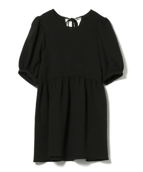 Ray BEAMS（レイビームス）の「Ray BEAMS / ギャザー キリカエ パフスリーブ ブラウス（シャツ/ブラウス・レディース・ブラック/ホワイト・ONE SIZE）」の6枚目の写真