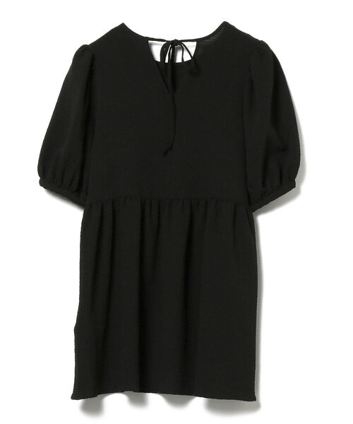 Ray BEAMS（レイビームス）の「Ray BEAMS / ギャザー キリカエ パフスリーブ ブラウス（シャツ/ブラウス・レディース・ブラック/ホワイト・ONE SIZE）」の5枚目の写真