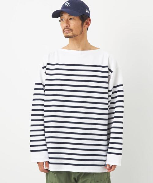 ORCIVAL（オーシバル）の「＜ORCIVAL（オーシバル）＞ワイド ナヴァル ボーダー カットソー（Tシャツ/カットソー・メンズ・ロイヤルブルー/ネイビー・6/8）」の8枚目の写真