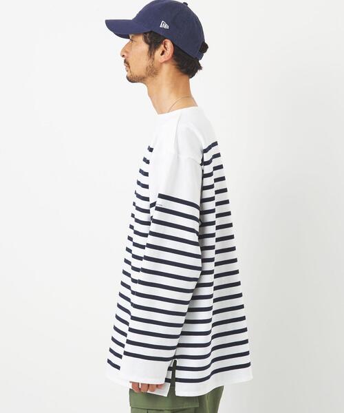 ORCIVAL（オーシバル）の「＜ORCIVAL（オーシバル）＞ワイド ナヴァル ボーダー カットソー（Tシャツ/カットソー・メンズ・ロイヤルブルー/ネイビー・6/8）」の9枚目の写真