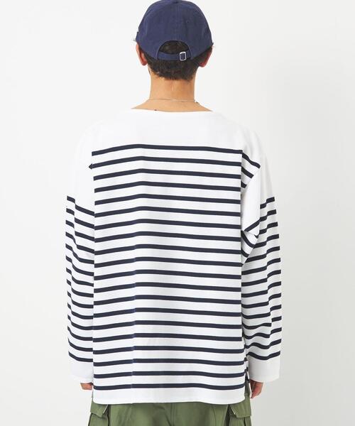 ORCIVAL（オーシバル）の「＜ORCIVAL（オーシバル）＞ワイド ナヴァル ボーダー カットソー（Tシャツ/カットソー・メンズ・ロイヤルブルー/ネイビー・6/8）」の10枚目の写真