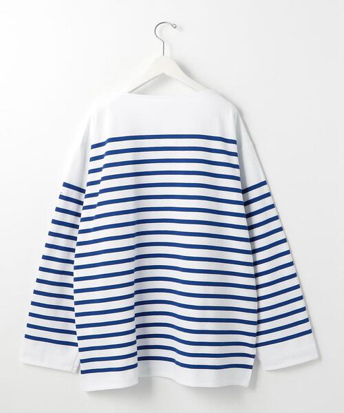 ORCIVAL（オーシバル）の「＜ORCIVAL（オーシバル）＞ワイド ナヴァル ボーダー カットソー（Tシャツ/カットソー・メンズ・ロイヤルブルー/ネイビー・6/8）」の4枚目の写真