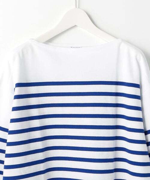 ORCIVAL（オーシバル）の「＜ORCIVAL（オーシバル）＞ワイド ナヴァル ボーダー カットソー（Tシャツ/カットソー・メンズ・ロイヤルブルー/ネイビー・6/8）」の5枚目の写真