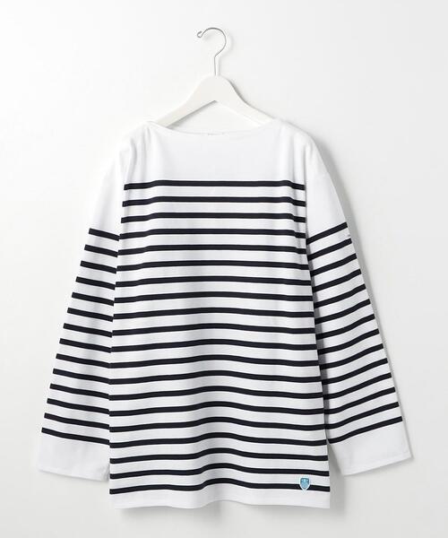 ORCIVAL（オーシバル）の「＜ORCIVAL（オーシバル）＞ワイド ナヴァル ボーダー カットソー（Tシャツ/カットソー・メンズ・ロイヤルブルー/ネイビー・6/8）」の16枚目の写真