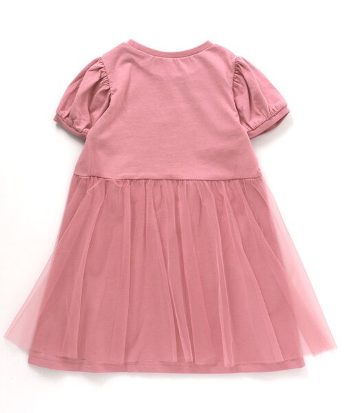 apres les cours（アプレレクール）の「チュールドッキングカットソーワンピース（ワンピース・キッズ・ピンク/イエロー/ミント/サックスブルー/ネイビー・100/110/120/90/130/80/140）」の21枚目の写真