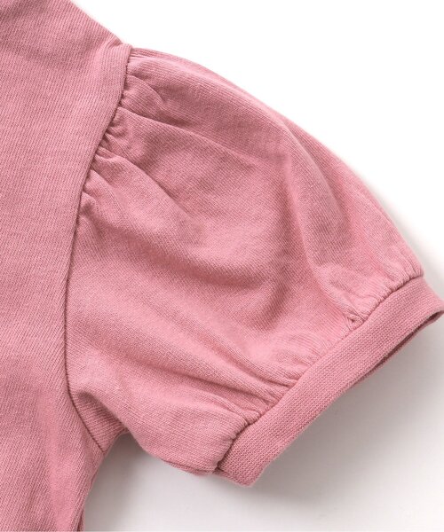 apres les cours（アプレレクール）の「チュールドッキングカットソーワンピース（ワンピース・キッズ・ピンク/イエロー/ミント/サックスブルー/ネイビー・100/110/120/90/130/80/140）」の17枚目の写真