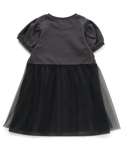 apres les cours（アプレレクール）の「チュールドッキングカットソーワンピース（ワンピース・キッズ・ピンク/イエロー/ミント/サックスブルー/ネイビー・100/110/120/90/130/80/140）」の22枚目の写真