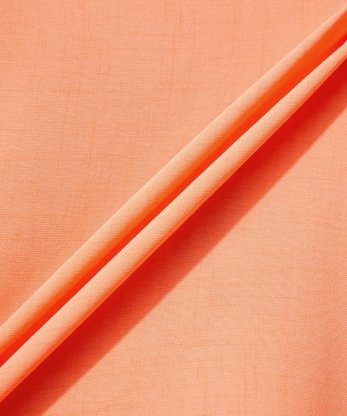 Craft Nicholson（クラフトニコルソン）の「ブライトポプリン リラックス バンドカラー 半袖シャツ（シャツ/ブラウス・メンズ・ライトグレー/ブラック/ベージュ/ネイビー/オフホワイト/パープル系その他/オレンジ系その他/スモークピンク/テラコッタ・S/M/L）」の16枚目の写真