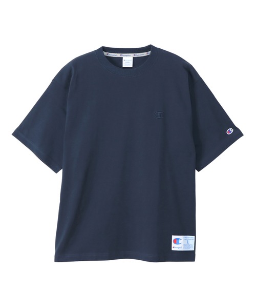 Champion(チャンピオン)の「【Champion/チャンピオン】メンズ アクションスタイル ショートスリーブTシャツ(Tシャツ/カットソー・メンズ・ホワイト/ブラック/ネイビー/グレー/ゴールド/レッド系その他4/ブルー/パープル/ダークグリーン/ロイヤルブルー/オレンジ系その他/オートミール/ヘザーグレー/レモンイエロー/アクア・MEDIUM/LARGE/X-LARGE/SMALL/XX-LARGE)」の7枚目の写真