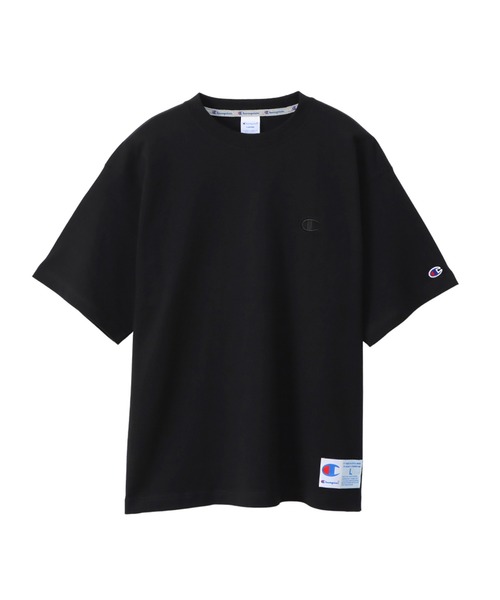 Champion(チャンピオン)の「【Champion/チャンピオン】メンズ アクションスタイル ショートスリーブTシャツ(Tシャツ/カットソー・メンズ・ホワイト/ブラック/ネイビー/グレー/ゴールド/レッド系その他4/ブルー/パープル/ダークグリーン/ロイヤルブルー/オレンジ系その他/オートミール/ヘザーグレー/レモンイエロー/アクア・MEDIUM/LARGE/X-LARGE/SMALL/XX-LARGE)」の2枚目の写真