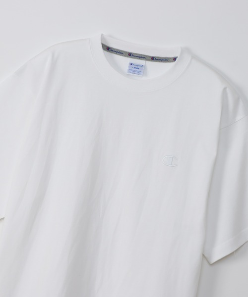 Champion(チャンピオン)の「【Champion/チャンピオン】メンズ アクションスタイル ショートスリーブTシャツ(Tシャツ/カットソー・メンズ・ホワイト/ブラック/ネイビー/グレー/ゴールド/レッド系その他4/ブルー/パープル/ダークグリーン/ロイヤルブルー/オレンジ系その他/オートミール/ヘザーグレー/レモンイエロー/アクア・MEDIUM/LARGE/X-LARGE/SMALL/XX-LARGE)」の18枚目の写真