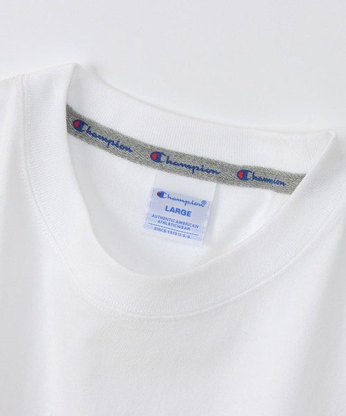 Champion(チャンピオン)の「【Champion/チャンピオン】メンズ アクションスタイル ショートスリーブTシャツ(Tシャツ/カットソー・メンズ・ホワイト/ブラック/ネイビー/グレー/ゴールド/レッド系その他4/ブルー/パープル/ダークグリーン/ロイヤルブルー/オレンジ系その他/オートミール/ヘザーグレー/レモンイエロー/アクア・MEDIUM/LARGE/X-LARGE/SMALL/XX-LARGE)」の19枚目の写真