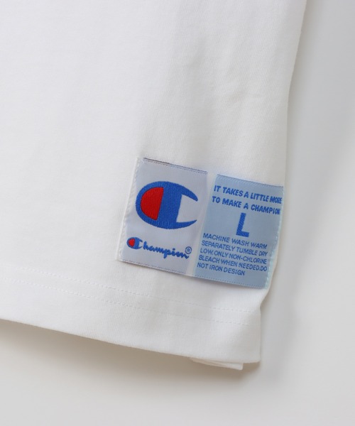 Champion(チャンピオン)の「【Champion/チャンピオン】メンズ アクションスタイル ショートスリーブTシャツ(Tシャツ/カットソー・メンズ・ホワイト/ブラック/ネイビー/グレー/ゴールド/レッド系その他4/ブルー/パープル/ダークグリーン/ロイヤルブルー/オレンジ系その他/オートミール/ヘザーグレー/レモンイエロー/アクア・MEDIUM/LARGE/X-LARGE/SMALL/XX-LARGE)」の20枚目の写真