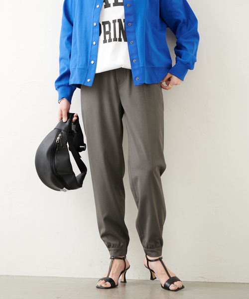 JOURNAL STANDARD(ジャーナルスタンダード)の「ソモウライクジョガーパンツ(その他パンツ・レディース・ブラック/グレー・38/36)」の7枚目の写真