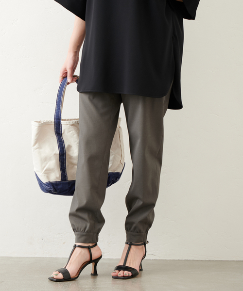 JOURNAL STANDARD(ジャーナルスタンダード)の「ソモウライクジョガーパンツ(その他パンツ・レディース・ブラック/グレー・38/36)」の9枚目の写真