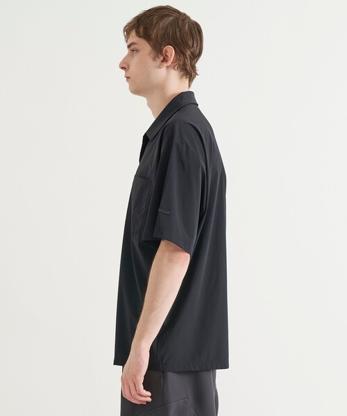 N.HOOLYWOOD(N.ハリウッド)の「STUDIOUS別注 OPEN COLLAR SS SH 006 FAB(シャツ/ブラウス・メンズ・ブラック/カーキ・36/38/40cm)」の5枚目の写真