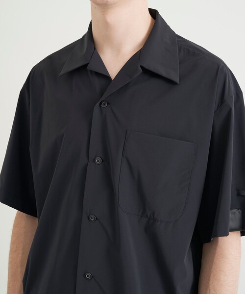 N.HOOLYWOOD(N.ハリウッド)の「STUDIOUS別注 OPEN COLLAR SS SH 006 FAB(シャツ/ブラウス・メンズ・ブラック/カーキ・36/38/40cm)」の8枚目の写真