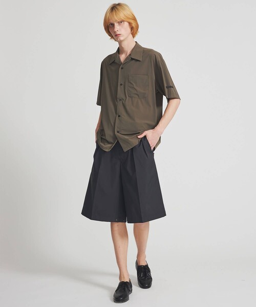 N.HOOLYWOOD(N.ハリウッド)の「STUDIOUS別注 OPEN COLLAR SS SH 006 FAB(シャツ/ブラウス・メンズ・ブラック/カーキ・36/38/40cm)」の13枚目の写真