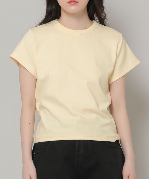 ALAND(エーランド)の「3.3Field Trip/クルーネックFIT TEE 2285630(Tシャツ/カットソー・レディース・ブラック/クリアイエロー/アイボリー/ピンク・FREE)」の4枚目の写真