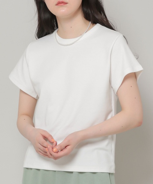 ALAND(エーランド)の「3.3Field Trip/クルーネックFIT TEE 2285630(Tシャツ/カットソー・レディース・ブラック/クリアイエロー/アイボリー/ピンク・FREE)」の3枚目の写真