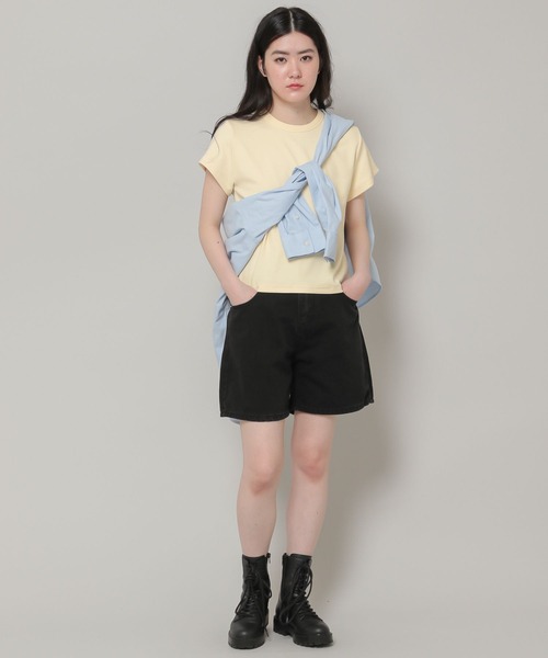 ALAND(エーランド)の「3.3Field Trip/クルーネックFIT TEE 2285630(Tシャツ/カットソー・レディース・ブラック/クリアイエロー/アイボリー/ピンク・FREE)」の11枚目の写真