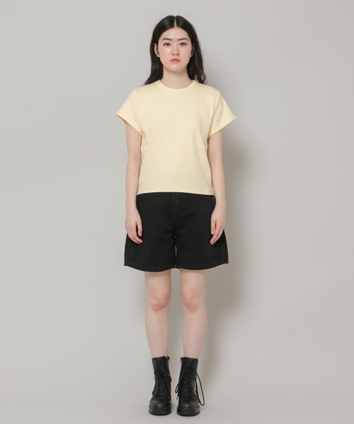 ALAND(エーランド)の「3.3Field Trip/クルーネックFIT TEE 2285630(Tシャツ/カットソー・レディース・ブラック/クリアイエロー/アイボリー/ピンク・FREE)」の12枚目の写真