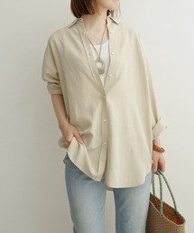 URBAN RESEARCH DOORS | リヨセルリネンオーバーシャツ(シャツ/ブラウス)