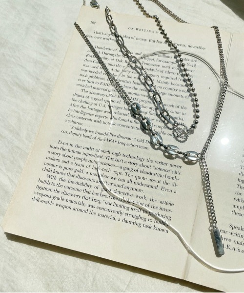 PairPair（ペアペア）の「イリプス2チェーンネックレス（ネックレス・レディース・シルバー・FREE）」の6枚目の写真