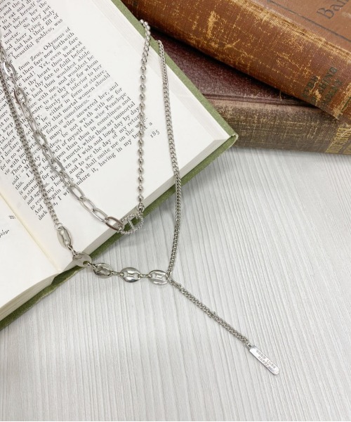 PairPair（ペアペア）の「イリプス2チェーンネックレス（ネックレス・レディース・シルバー・FREE）」の7枚目の写真