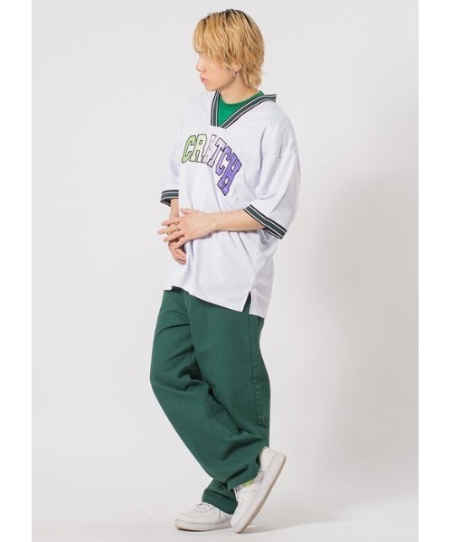 RE730(アールイーセブンサーティー)の「RE730 カラフルなベースボールシャツ ビッグシルエット(Tシャツ/カットソー・メンズ・ホワイト/ブラック/ブルー・MEDIUM/LARGE/X-LARGE)」の9枚目の写真