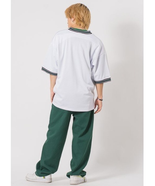 RE730(アールイーセブンサーティー)の「RE730 カラフルなベースボールシャツ ビッグシルエット(Tシャツ/カットソー・メンズ・ホワイト/ブラック/ブルー・MEDIUM/LARGE/X-LARGE)」の10枚目の写真
