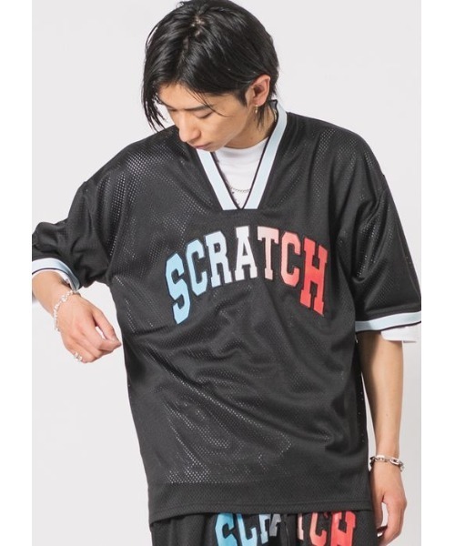 RE730(アールイーセブンサーティー)の「RE730 カラフルなベースボールシャツ ビッグシルエット(Tシャツ/カットソー・メンズ・ホワイト/ブラック/ブルー・MEDIUM/LARGE/X-LARGE)」の4枚目の写真