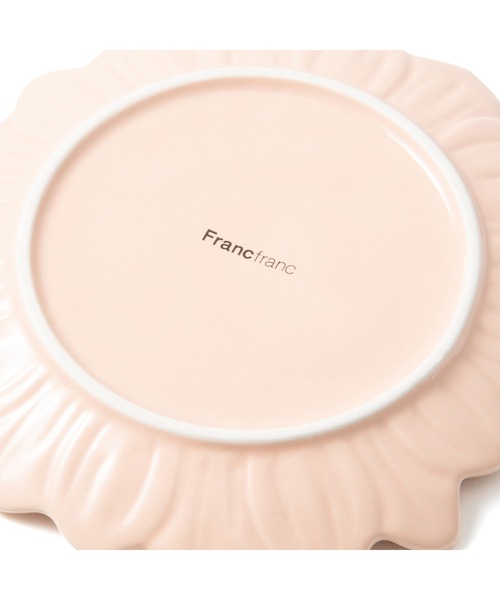 Francfranc（フランフラン）の「フラワーモチーフ プレート S ピンク