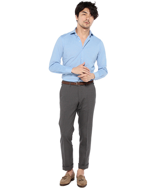 GTA（ジーティーアー）の「GTA / 別注"825"マットウール（その他パンツ・メンズ・グレー/シルバー・48/46/44/50/52/42）」の15枚目の写真