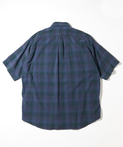トップス NAUTICA SULFUR DYED MADRAS CHECK SHIRT L Madras Plaid Short-Sleeve Shirt | Nautica
