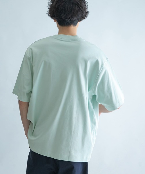 FORK&SPOON(フォークアンドスプーン)の「FORK&SPOON シルキータッチポケットTシャツ(Tシャツ/カットソー・メンズ・ブラック/ブラウン/ミント・4/5)」の22枚目の写真