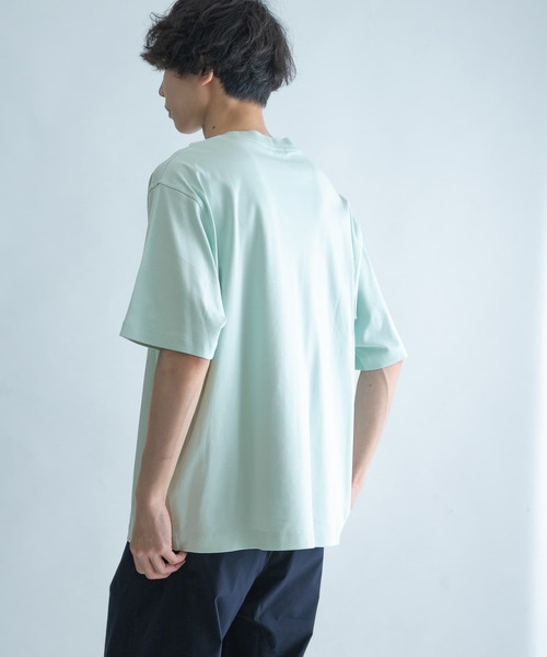 FORK&SPOON(フォークアンドスプーン)の「FORK&SPOON シルキータッチポケットTシャツ(Tシャツ/カットソー・メンズ・ブラック/ブラウン/ミント・4/5)」の7枚目の写真