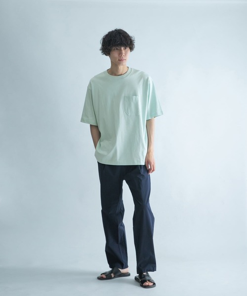 FORK&SPOON(フォークアンドスプーン)の「FORK&SPOON シルキータッチポケットTシャツ(Tシャツ/カットソー・メンズ・ブラック/ブラウン/ミント・4/5)」の16枚目の写真