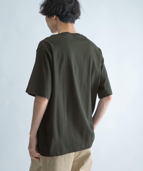 FORK&SPOON(フォークアンドスプーン)の「FORK&SPOON シルキータッチポケットTシャツ(Tシャツ/カットソー・メンズ・ブラック/ブラウン/ミント・4/5)」の4枚目の写真