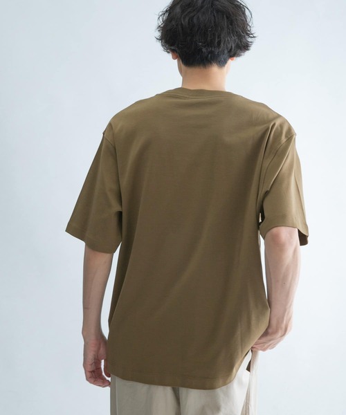 FORK&SPOON(フォークアンドスプーン)の「FORK&SPOON シルキータッチポケットTシャツ(Tシャツ/カットソー・メンズ・ブラック/ブラウン/ミント・4/5)」の20枚目の写真