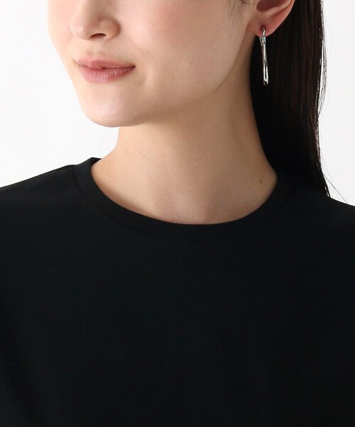 OPAQUE.CLIP(オペークドットクリップ)の「◆Aラインフレンチスリーブカットソー【WEB限定カラー・サイズ】(Tシャツ/カットソー・レディース・ブラック/ブラウン系その他5/ホワイト系/黄緑系・40/38/42/36)」の8枚目の写真