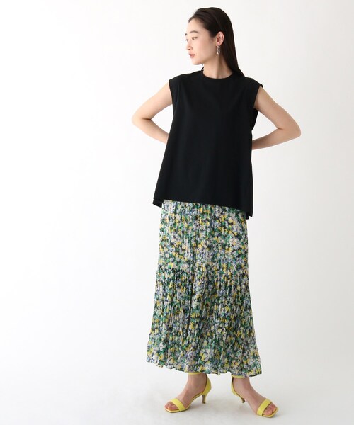 OPAQUE.CLIP(オペークドットクリップ)の「◆Aラインフレンチスリーブカットソー【WEB限定カラー・サイズ】(Tシャツ/カットソー・レディース・ブラック/ブラウン系その他5/ホワイト系/黄緑系・40/38/42/36)」の18枚目の写真